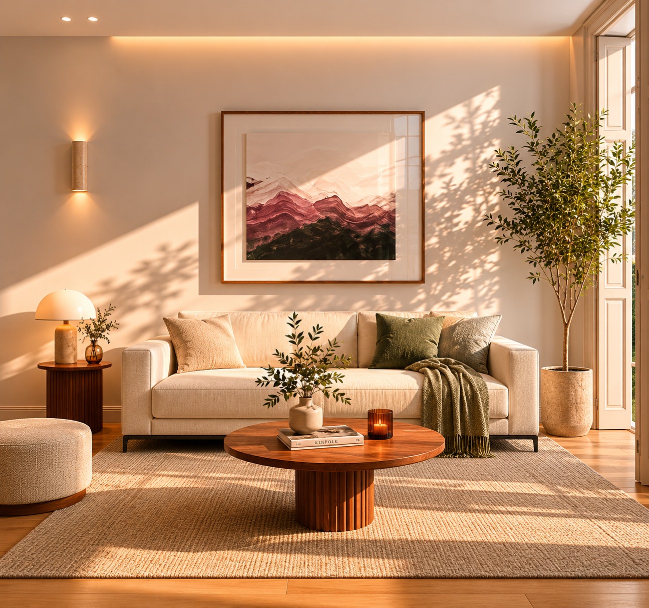 Sunlit living room in a LAPA apartment